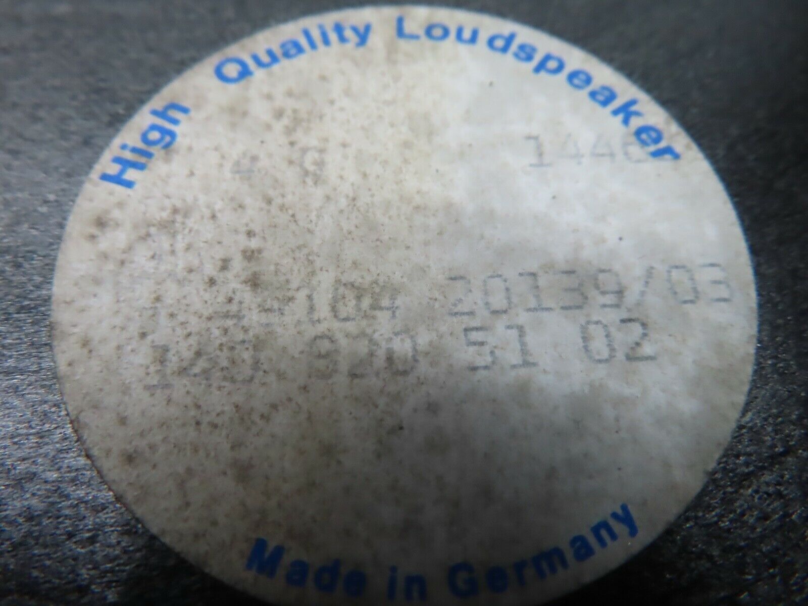 19464 Mercedes-Benz C140 CL420 Coupe Left Door Speakers 1408205102