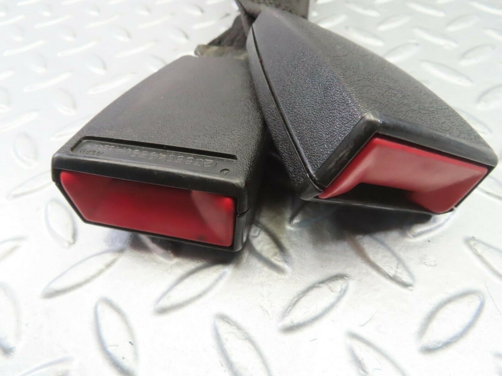 9972 Mercedes-Benz C123 230CE Coupe Rear Seat Belt Set With Buckles 1238607885