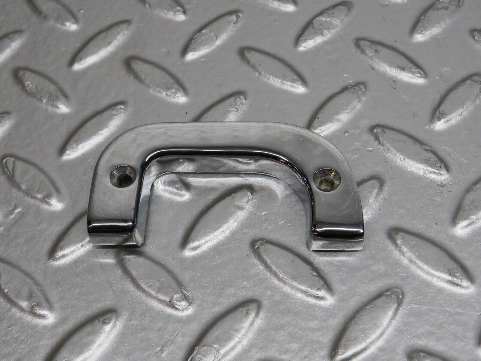 32180 Mercedes-Benz W123 230E Right Interior Chrome Door Latch Trim 1237230224