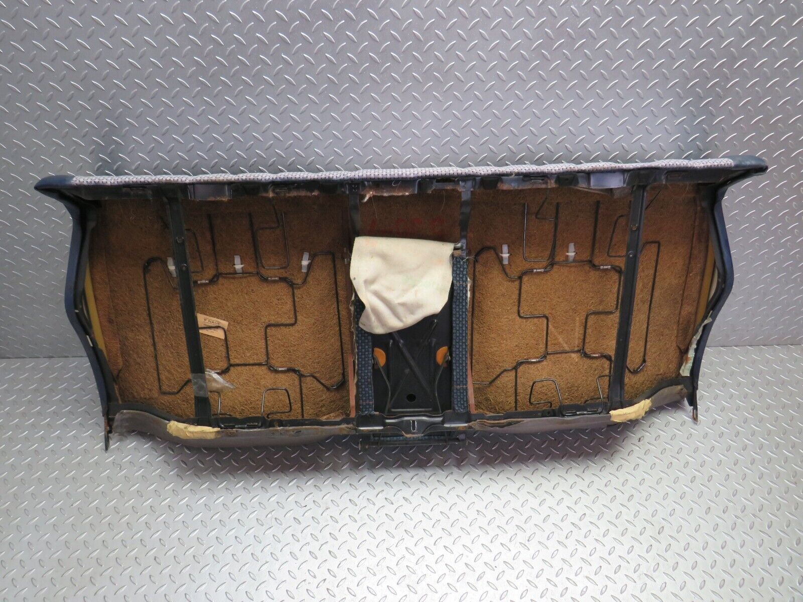 31148 Mercedes-Benz W123 200D Rear Seat Blue 1239200050 1239200016