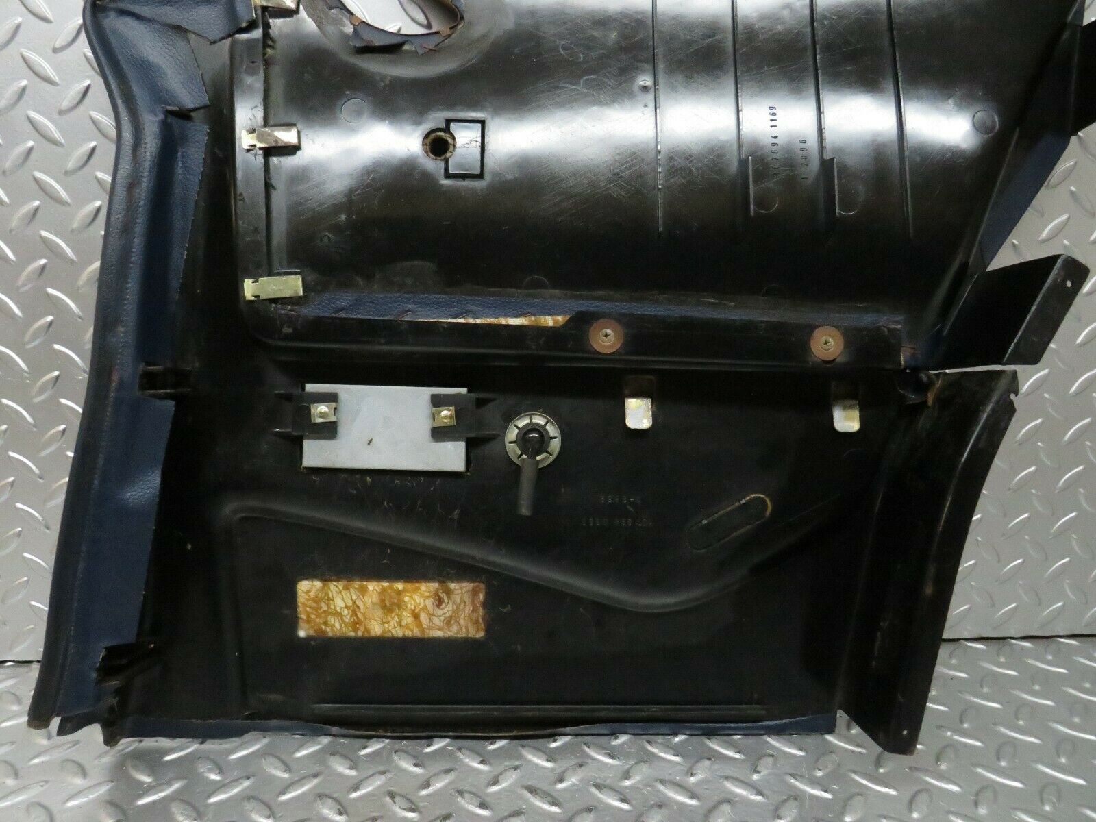 23747 Mercedes-Benz C107 450SLC Coupe Rear Left Card Panel Blue 1076940969