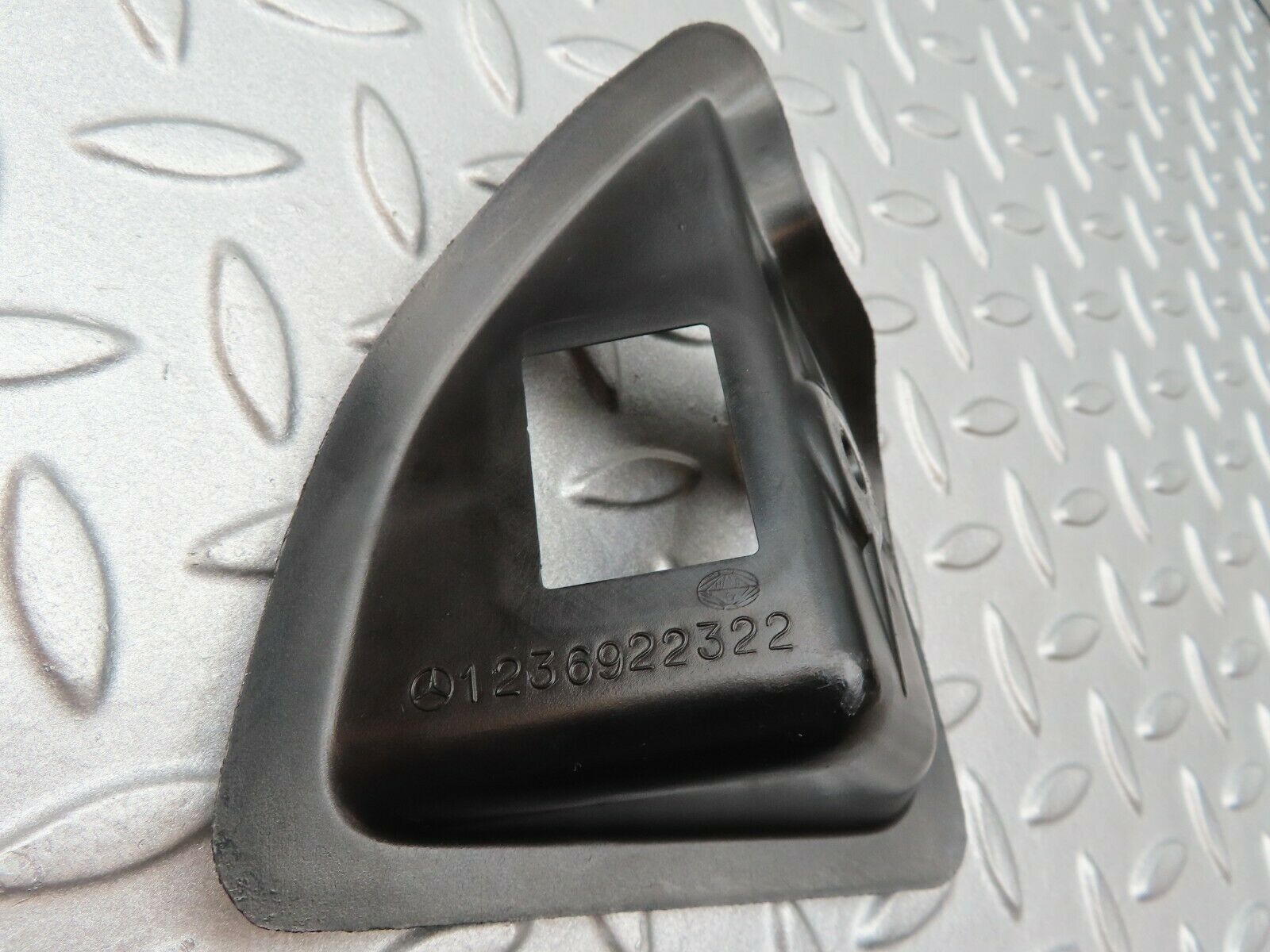 3736 Mercedes-Benz S123 200T Wagon Rear Seat Latch Cover Left 1236922322