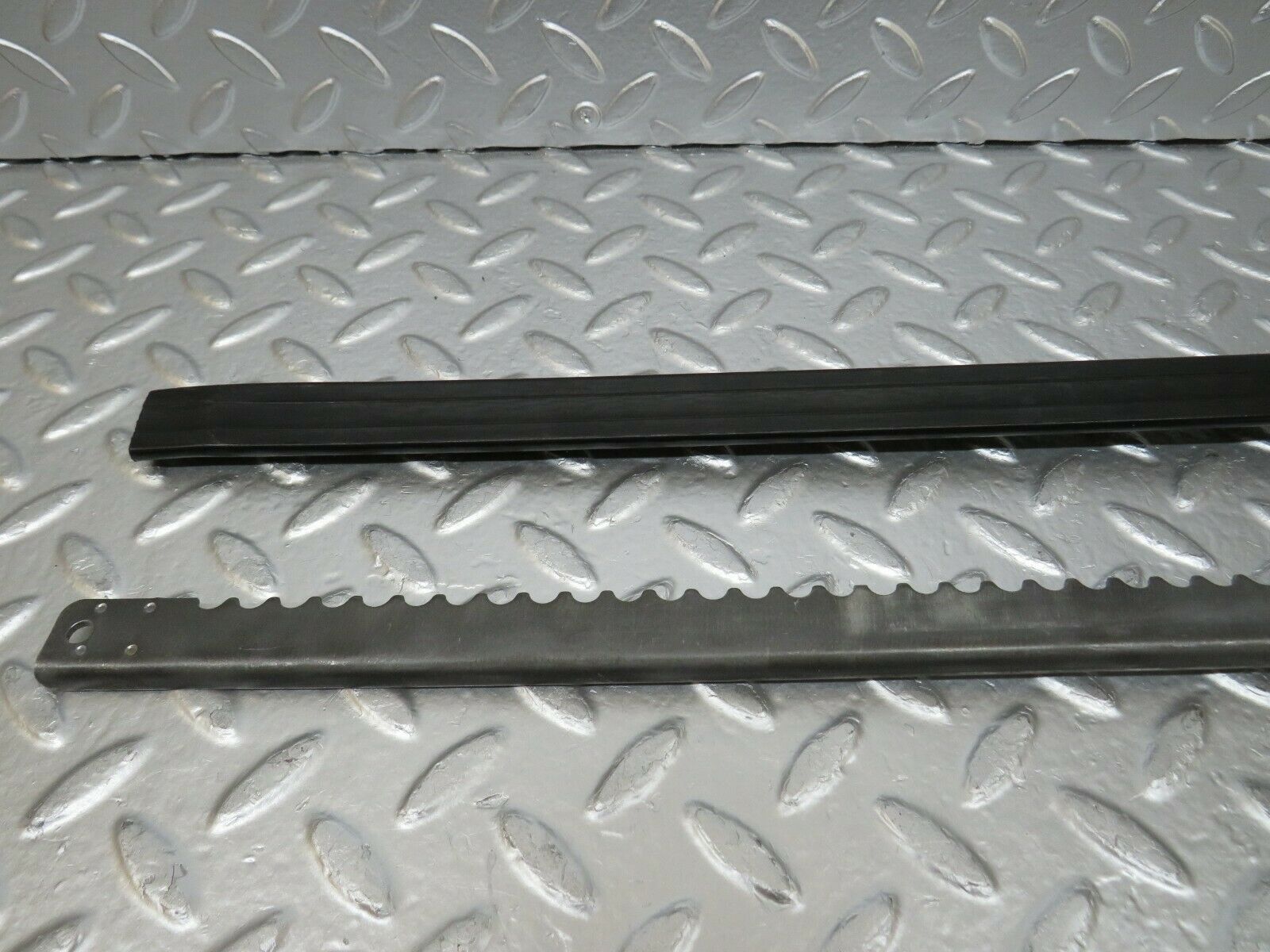 24391 Mercedes-Benz S124 220TE Seat Belt Runner With Cover Pair 1249193520