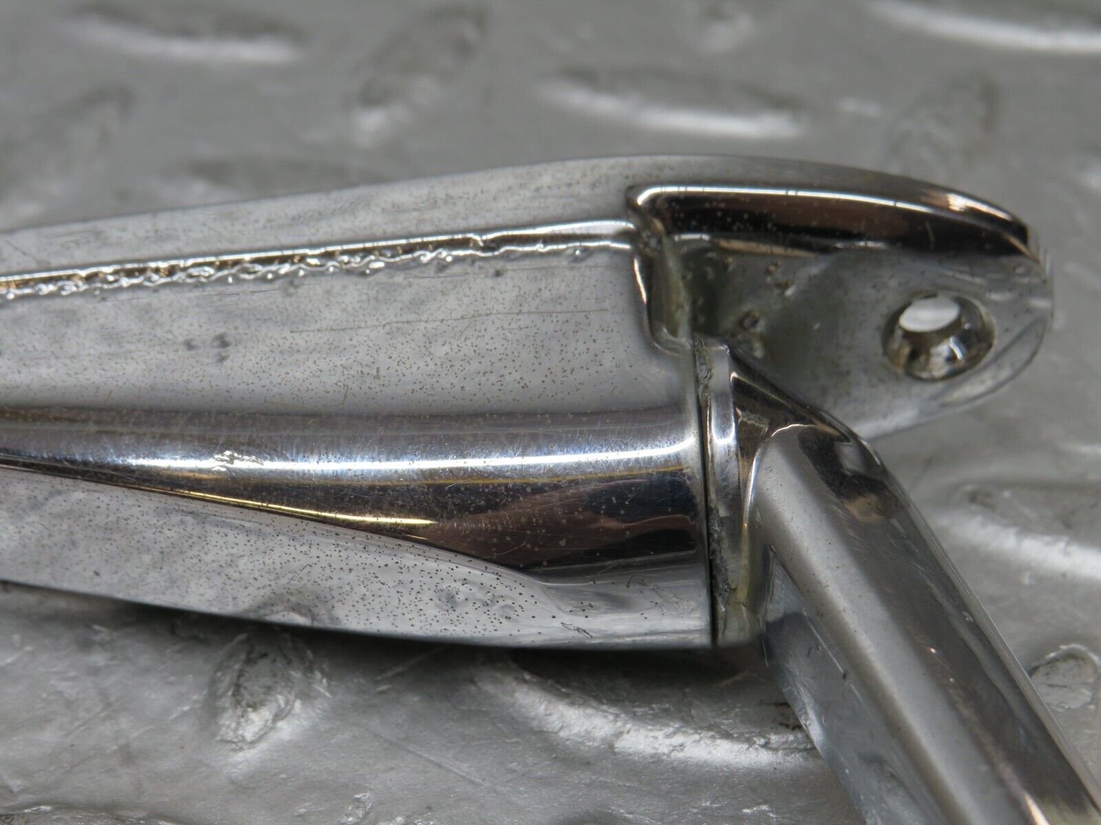 37325 Mercedes-Benz W109 300SEL Chrome Fender Wing Mirror Holder Left Side