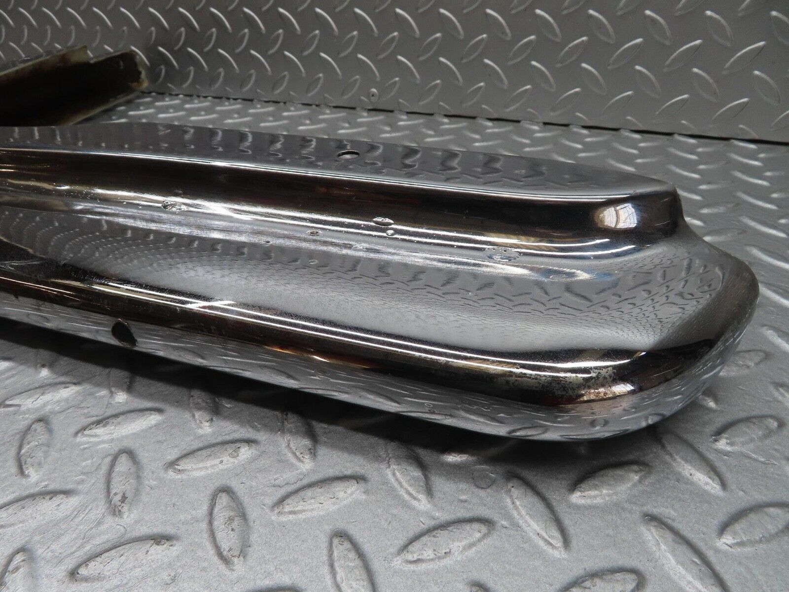 12964 Mercedes-Benz W111 220SE Front Left Upper Bumper Chrome