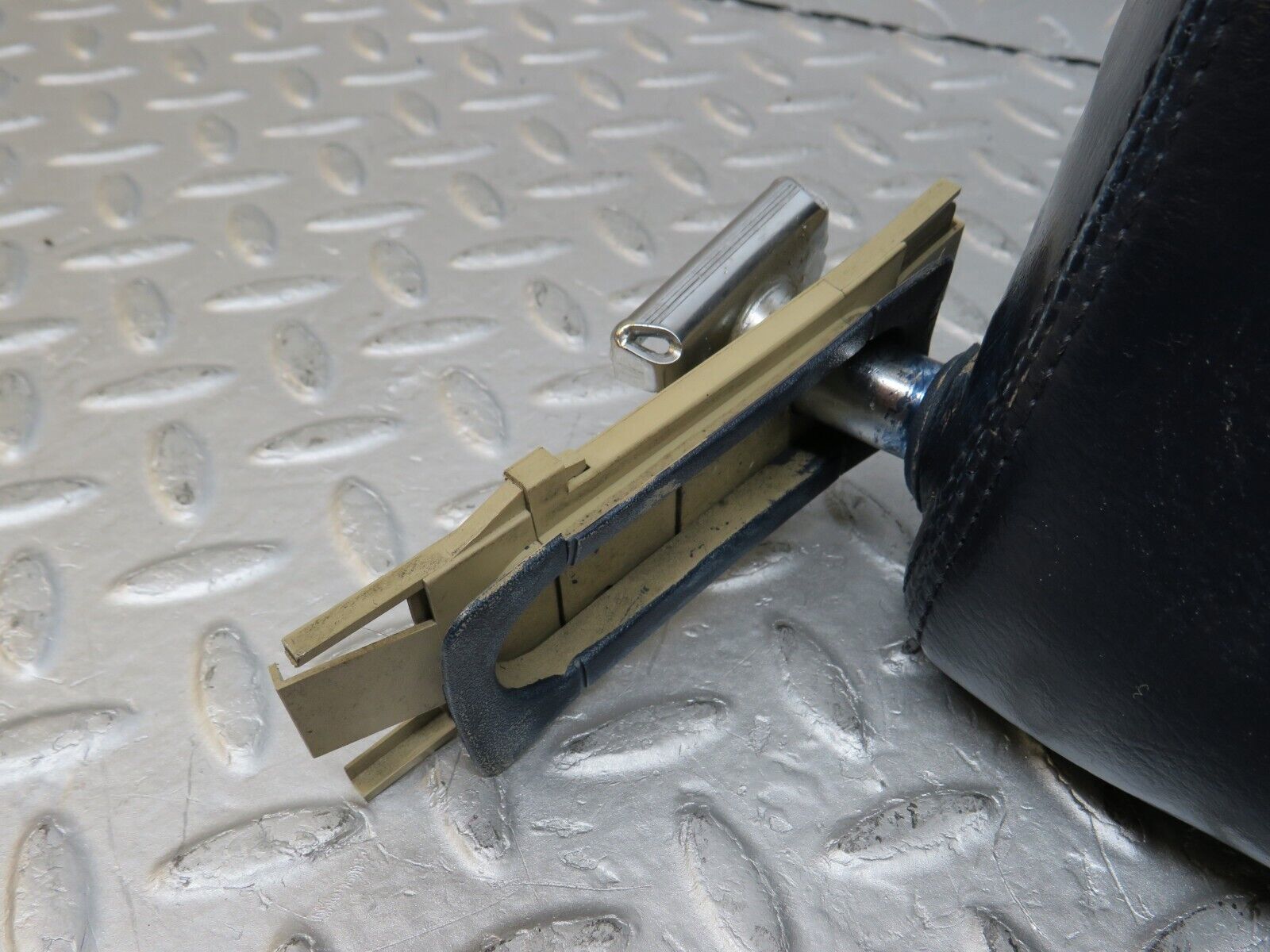 36837 Mercedes-Benz R129 300SL-24 Front Left Seat Headrest Blue Leather