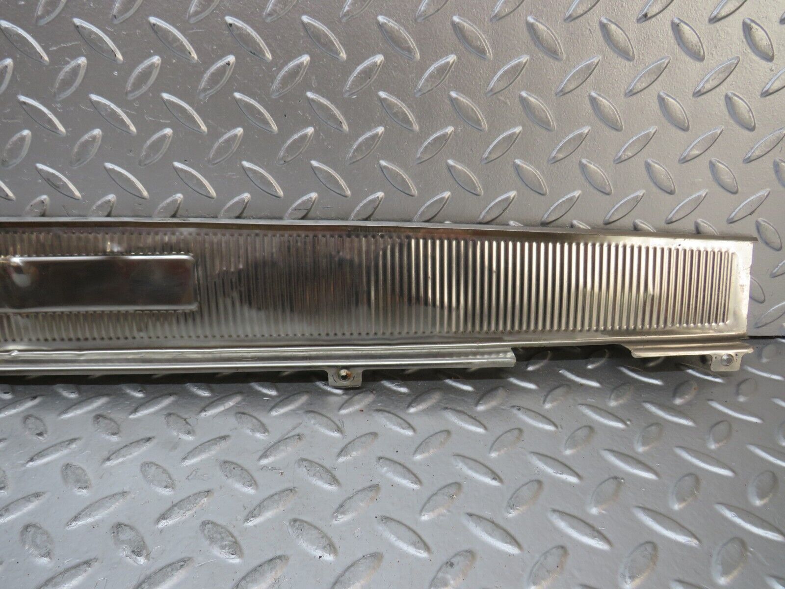 28216 Mercedes-Benz S123 240D Wagon Trunk Ornamental Chrome Cover 1236681089