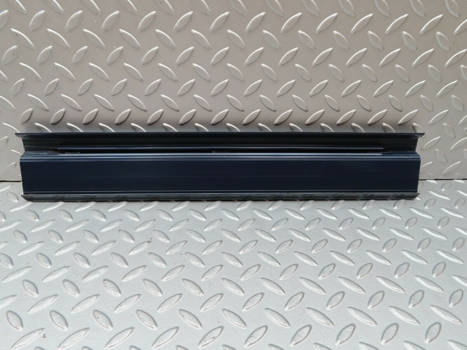 4360 Mercedes-Benz W123 230E Rear Left Door Sill Trim Blue