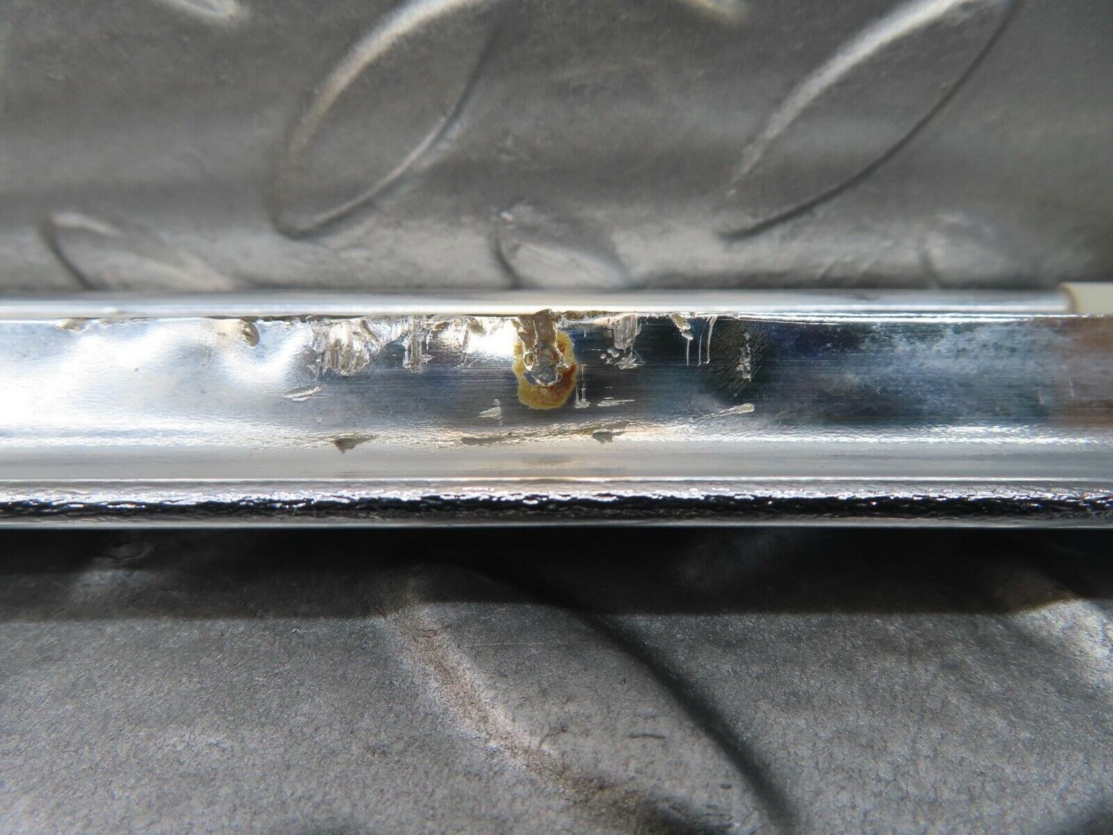 14115 Mercedes-Benz C107 280SLC Rear Right Quarter Window Chrome Trim