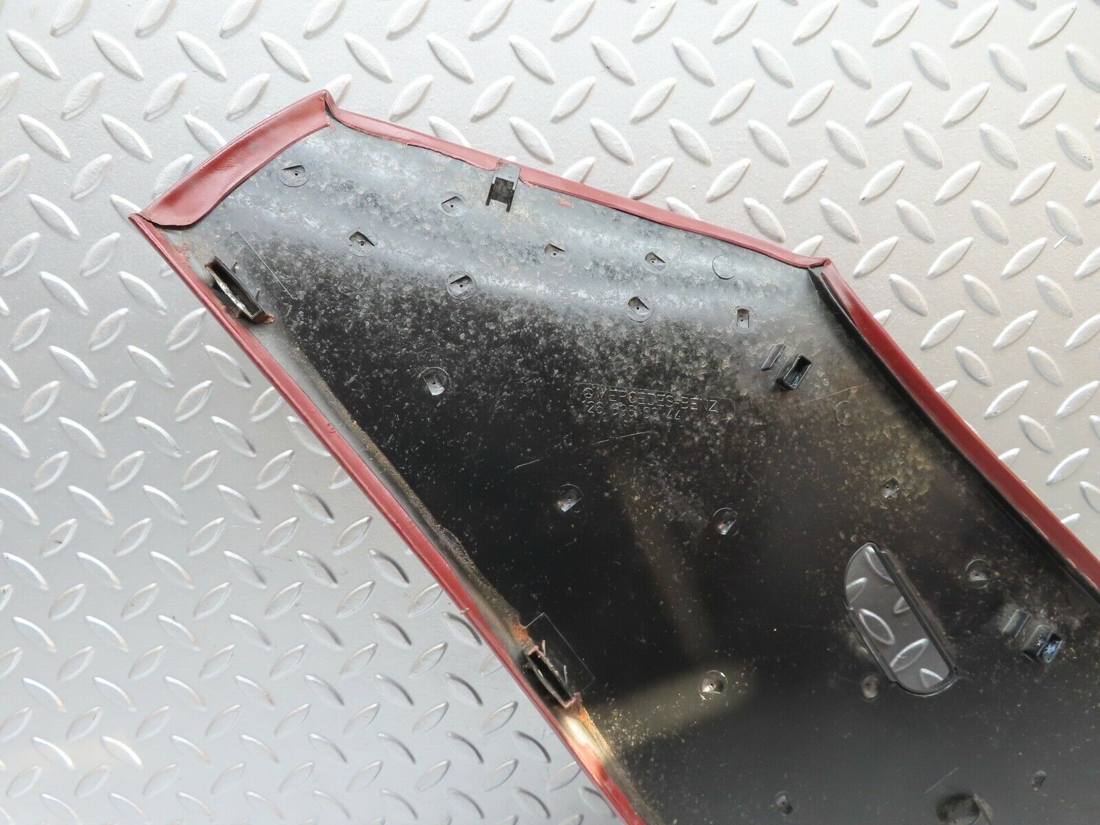 21476 Mercedes-Benz W126 300SE C Pillar Cover Left Side Red 1266950344