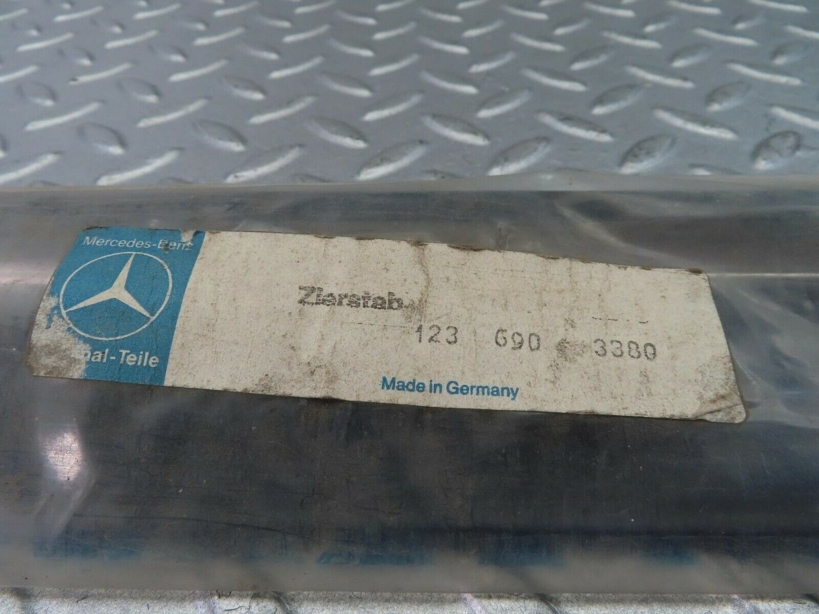 8476 Mercedes-Benz W123 Front Left Door Lower Trim New 1236903380