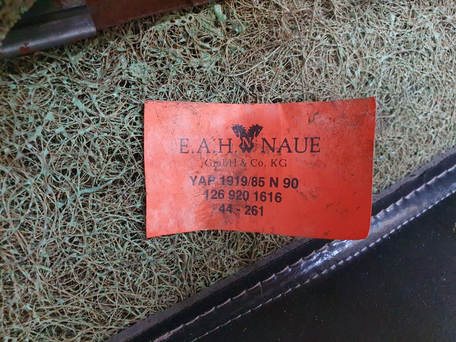 40811 Mercedes-Benz W123 300D Rear Seat Leather Black 1269201616