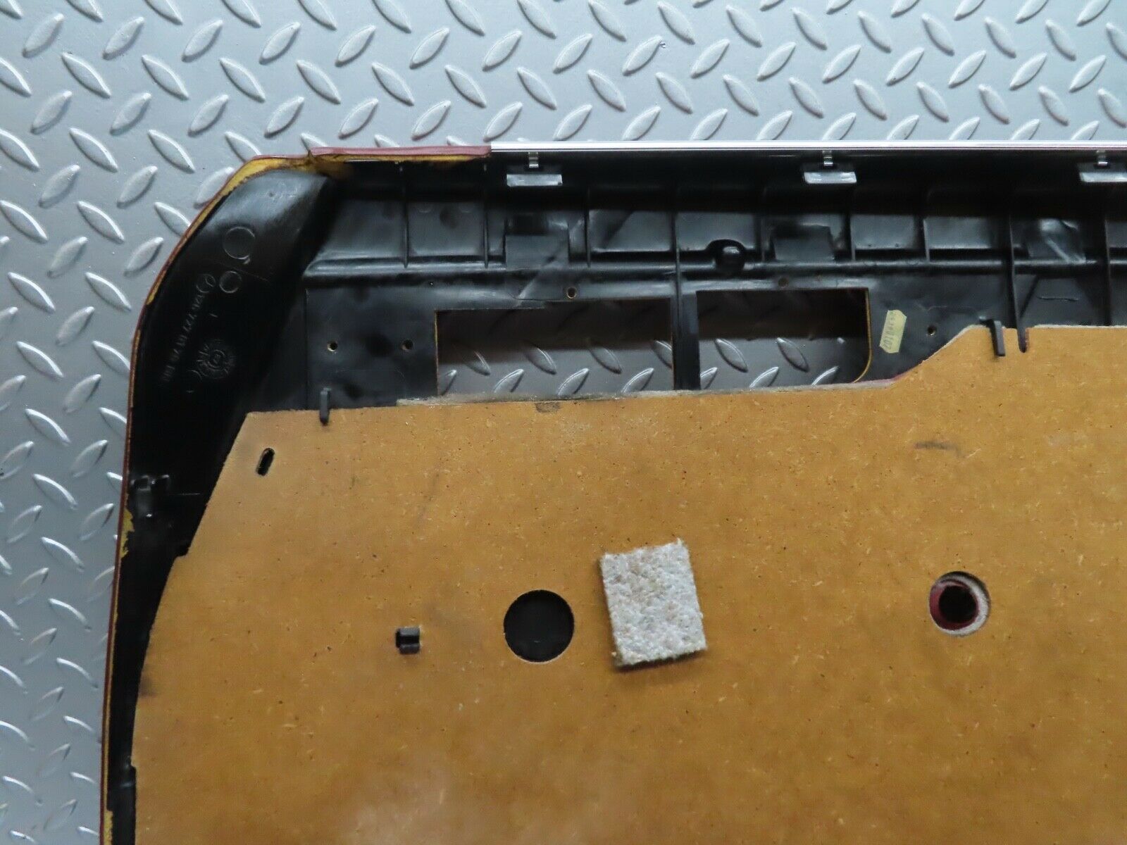 21458 Mercedes-Benz W126 300SE Front Left Door Card Burgundy Red 1267270170