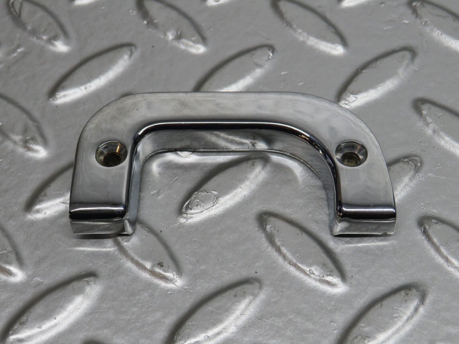 32181 Mercedes-Benz W123 230E Right Interior Chrome Door Latch Trim 1237230224