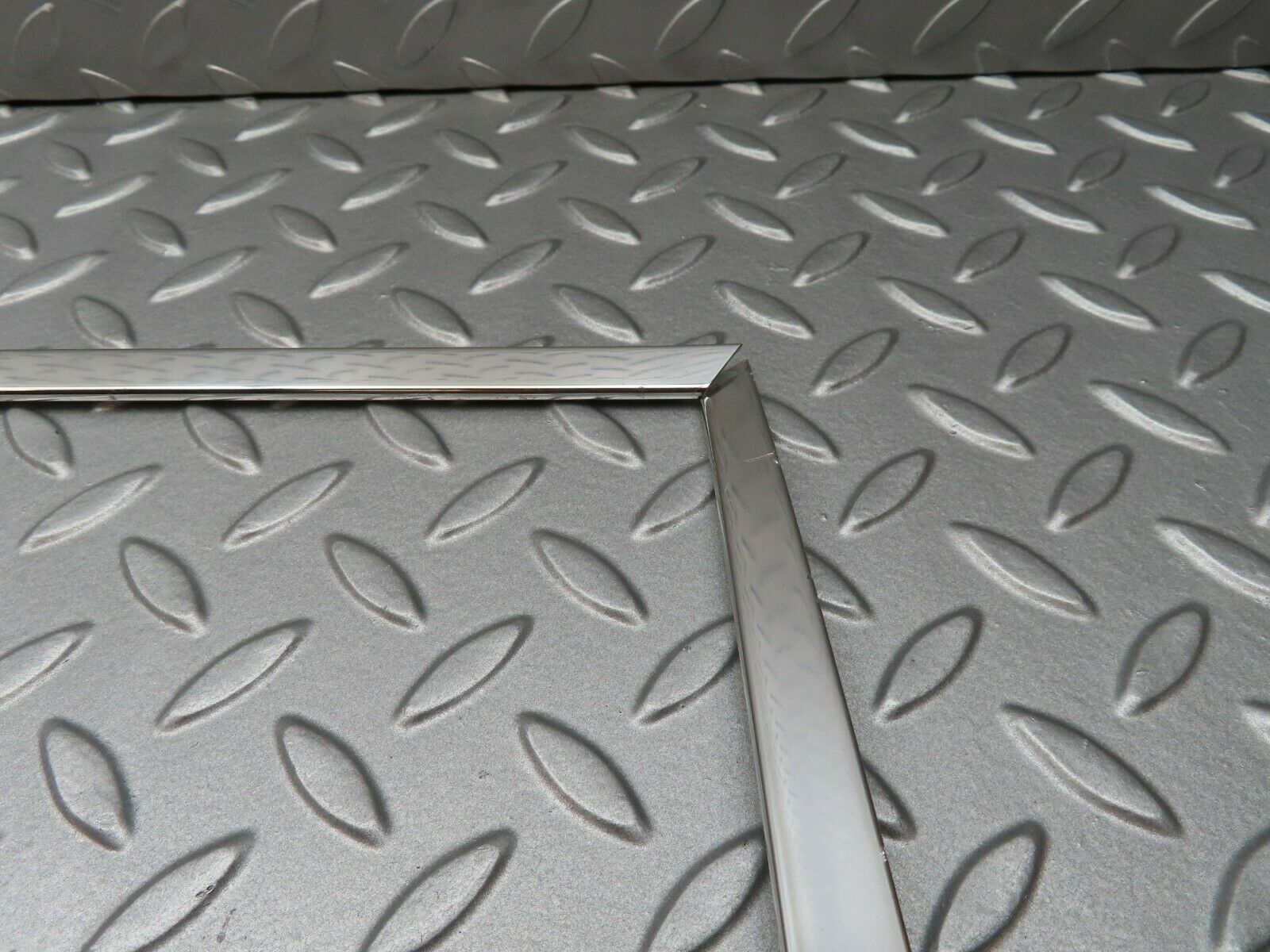 3738 Mercedes-Benz S123 200T Wagon Door Chrome Window Frame Rear Left