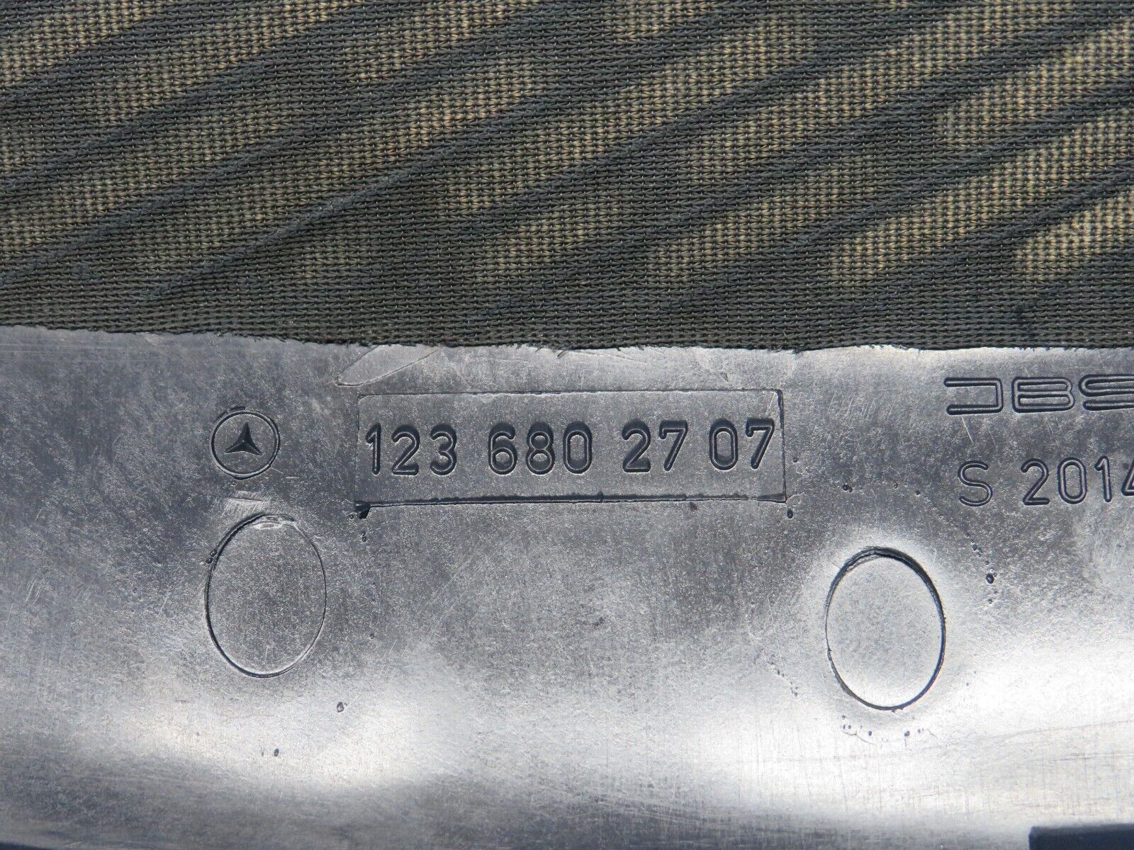 26876 Mercedes-Benz W123 240D Dashboard Speaker Covers 1236802707 1236802807