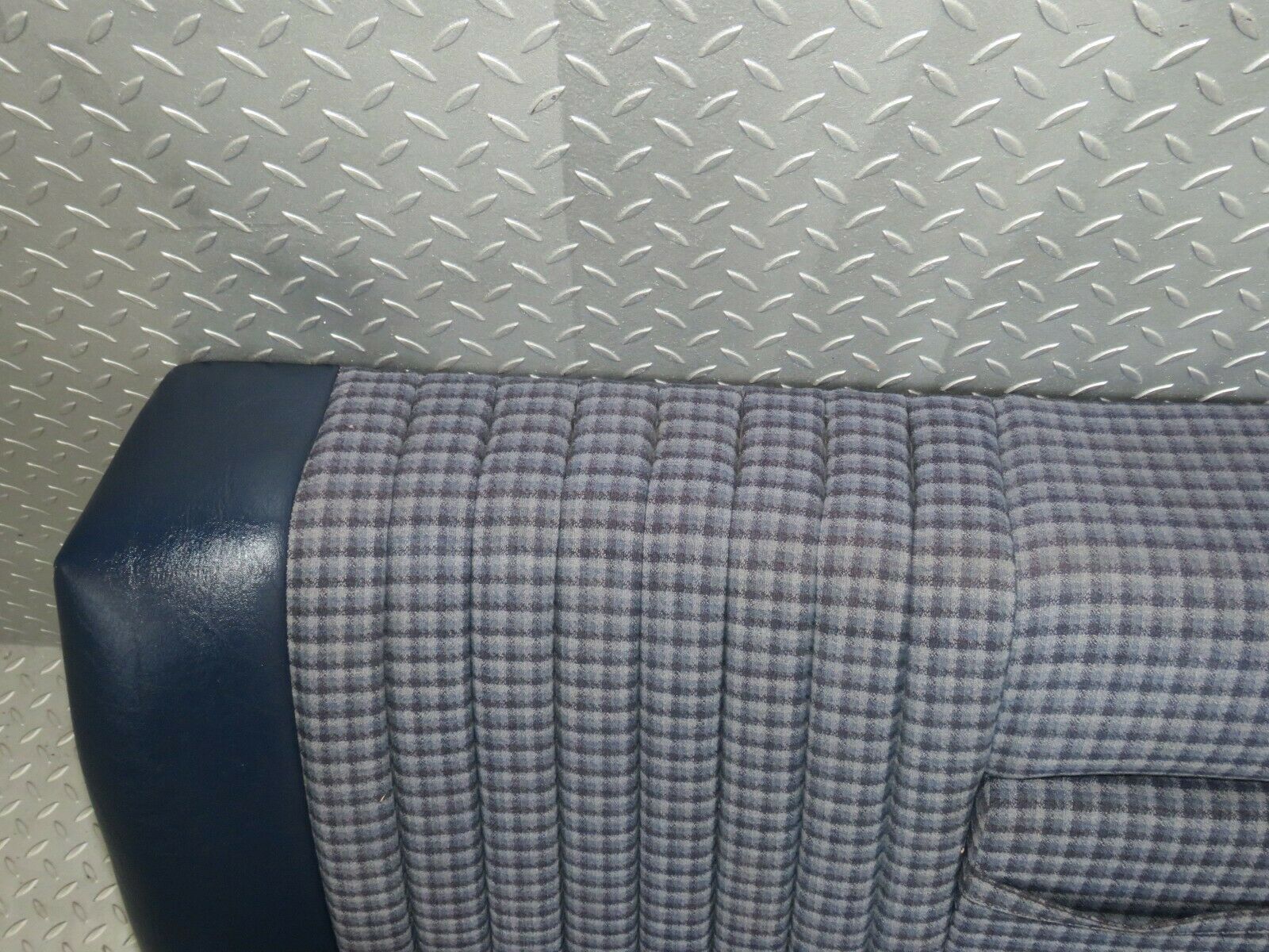 23762 Mercedes-Benz C107 450SLC Coupe Rear Seat Half Leather Blue