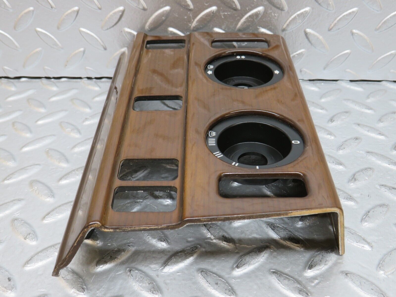 29365 Mercedes-Benz W124 230E Heater Control Panel Wood Trim 1246830275