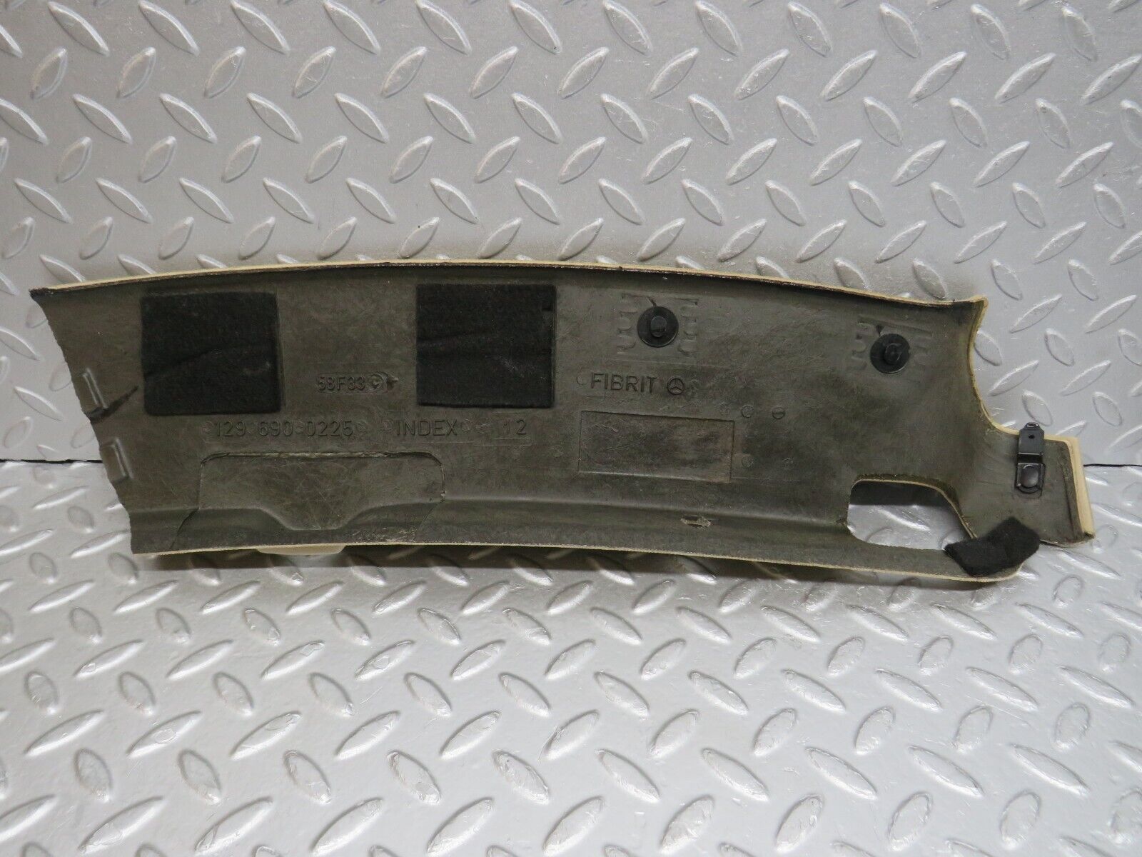 38303 Mercedes-Benz R129 280SL Coupe Roof Headlining Panel 2x Beige 1296900225