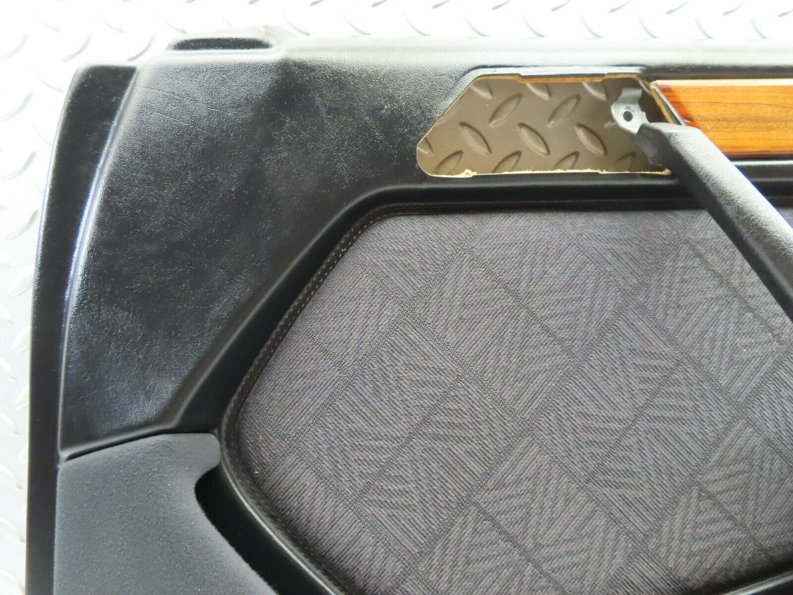 6640 Mercedes-Benz S124 E220 Wagon Front Right Door Card Black