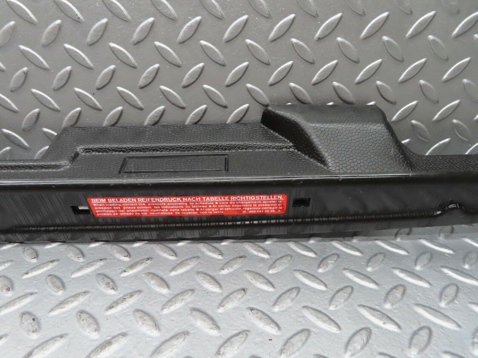 17114 Mercedes-Benz R129 300SL Coupe Boot Lock Cover Trim 1296980089