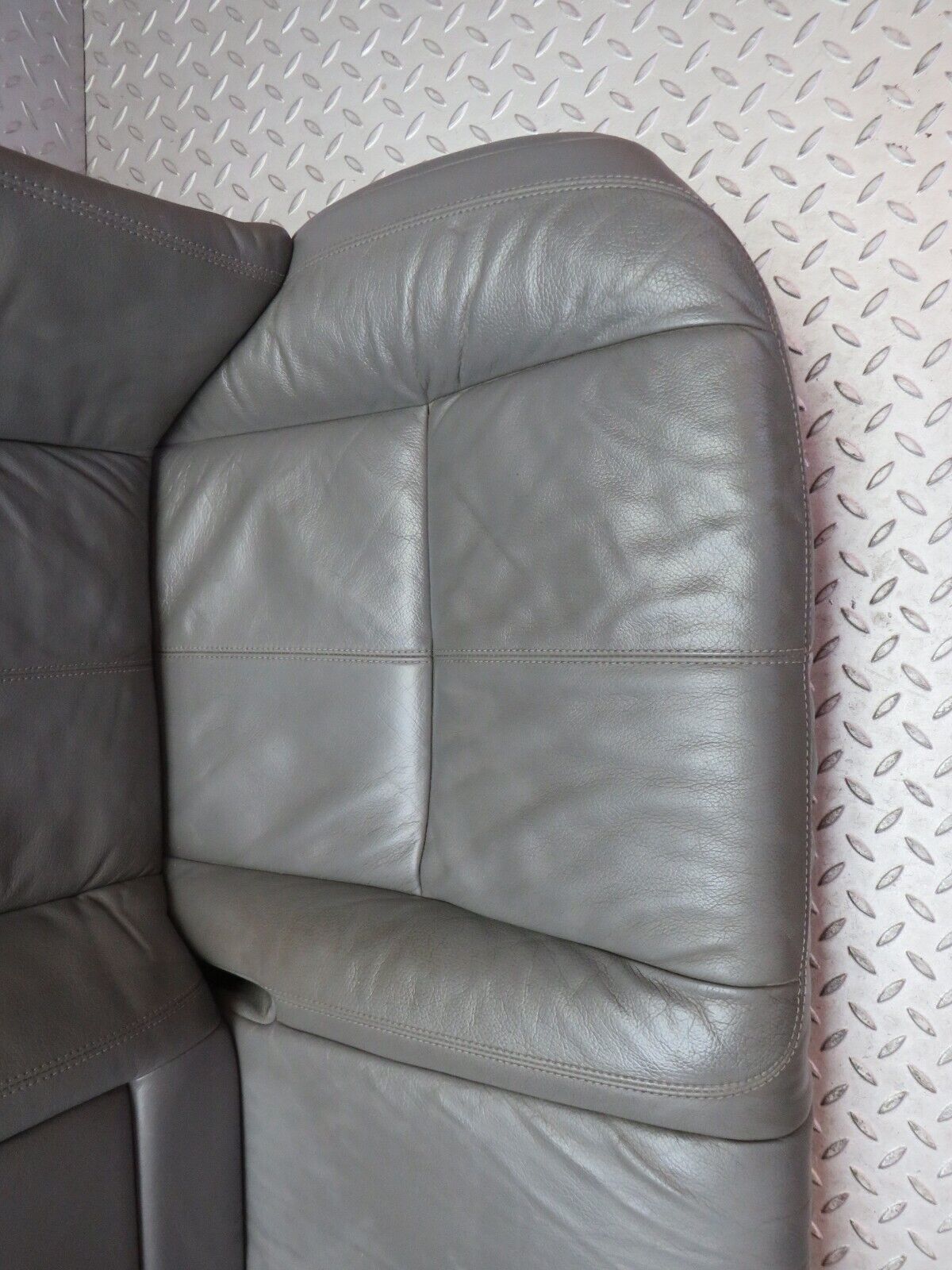 35282 Mercedes-Benz W221 Rear Seat Leather Grey 2219200050 2219200016