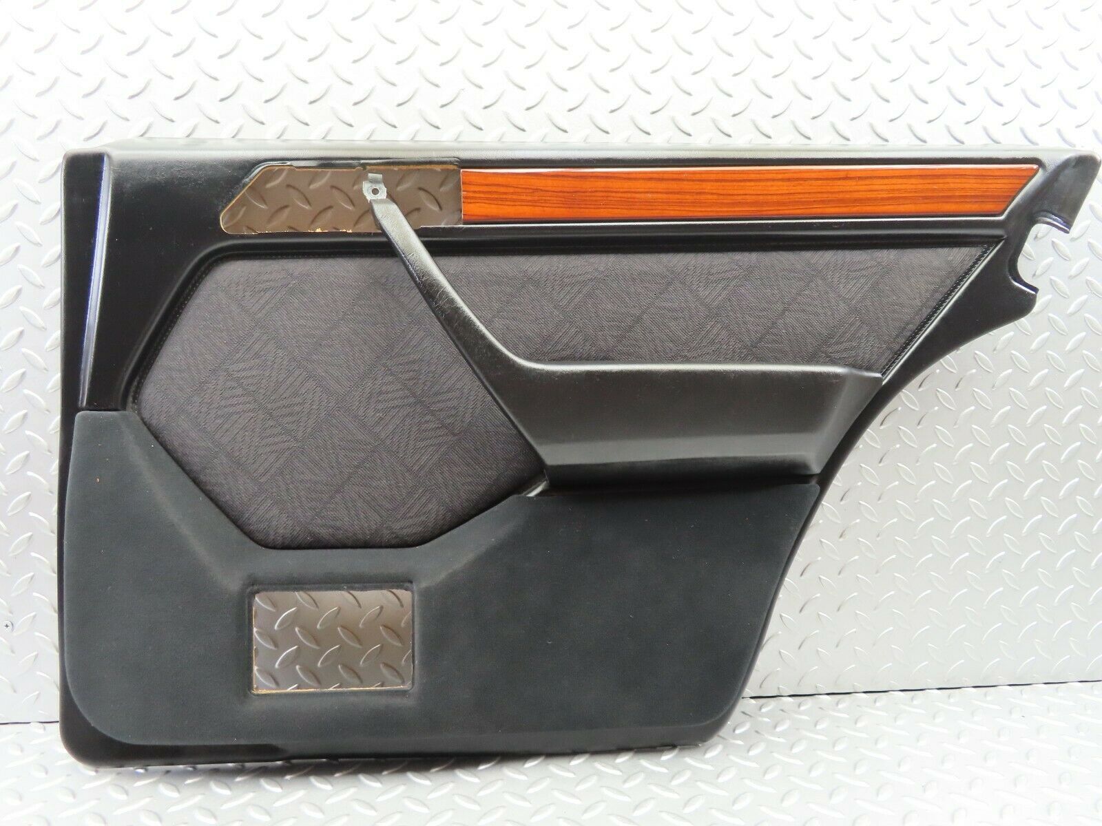 6641 Mercedes-Benz S124 E220 Wagon Rear Right Door Card Black