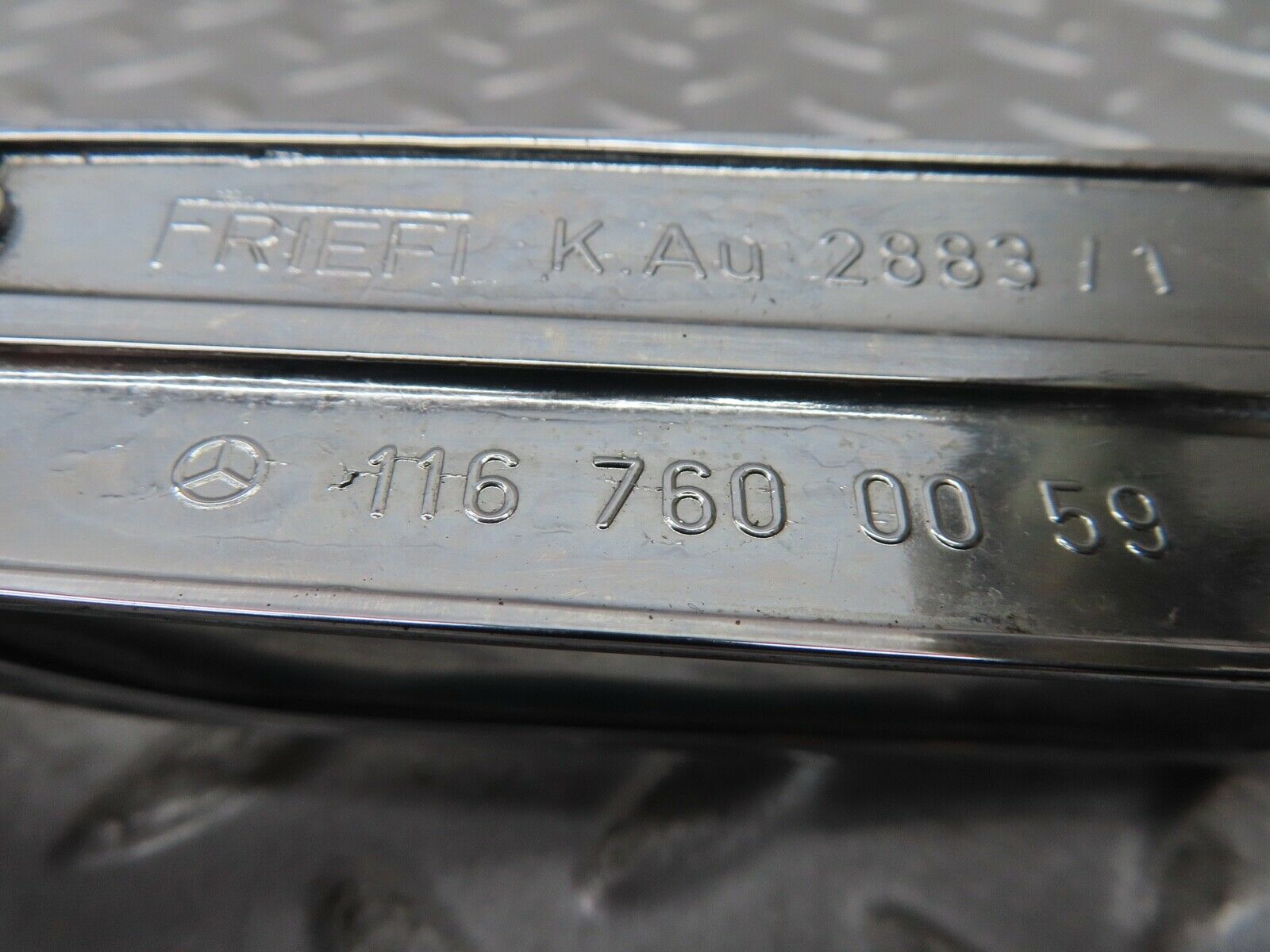 17659 Mercedes-Benz W116 450SEL Exterior Chrome Door Handle Rear Left