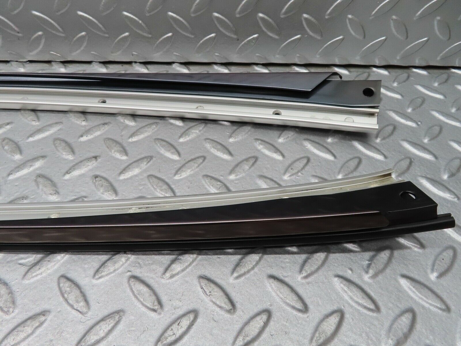17207 Mercedes-Benz R129 300SL Coupe A Pillar Chrome Trim Cover Pair
