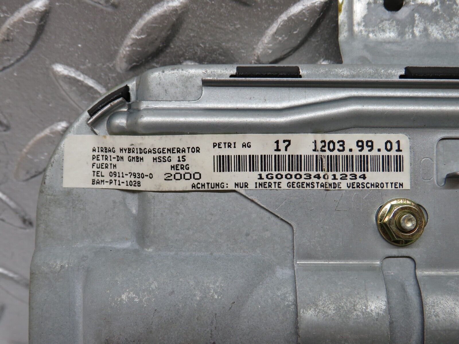 34767 Mercedes-Benz W210 320E Front Left Door Airbag 2108601105