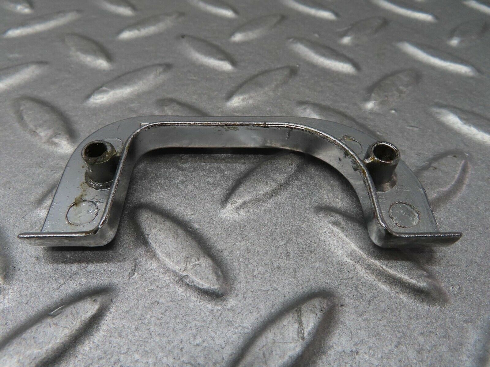 13555 Mercedes-Benz W123 200 Left Interior Chrome Door Latch Trim 1237230124