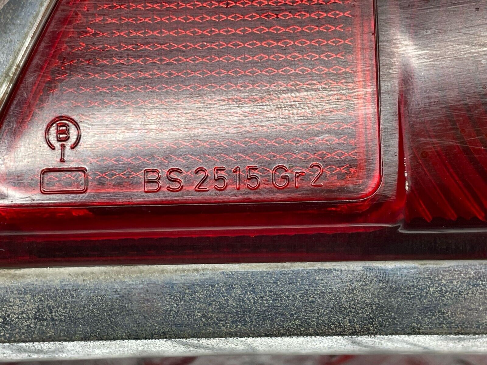 40342 Mercedes-Benz W110 230 Tail Light Lens Right Side Hella BS2516 Gr1