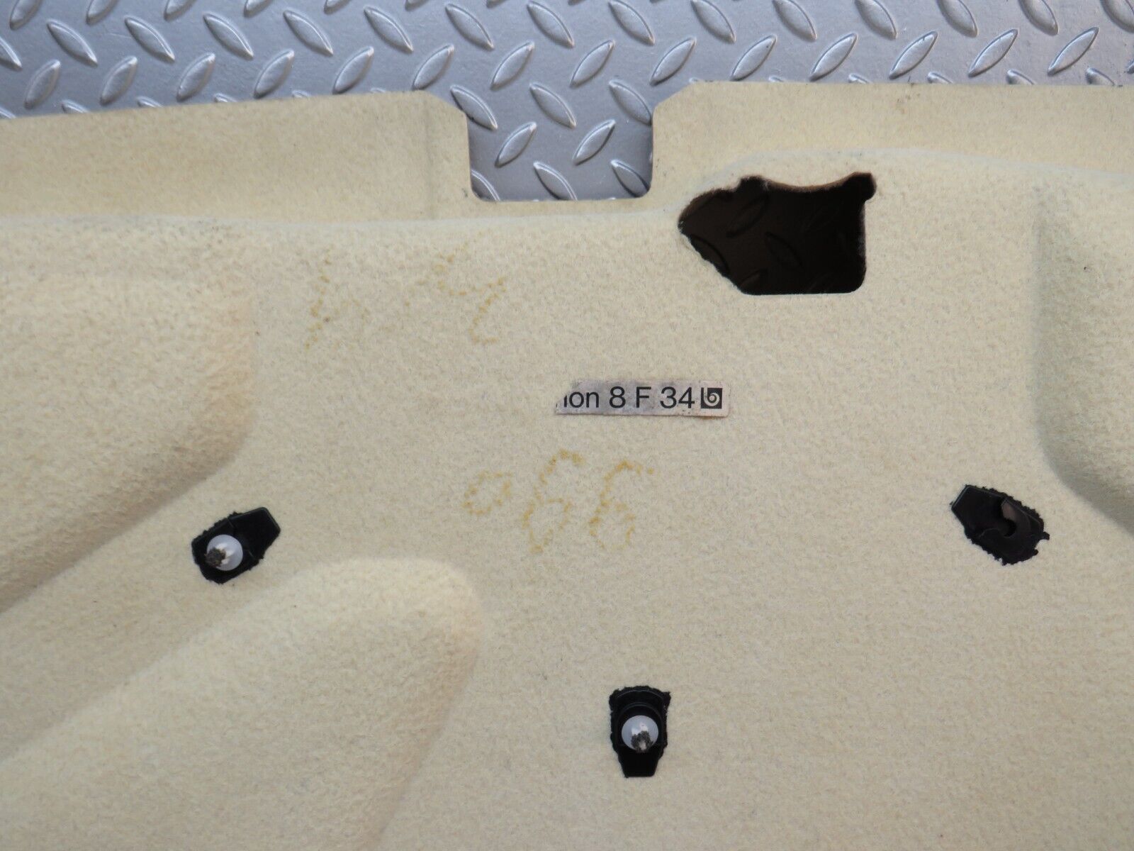 38287 Mercedes-Benz R129 280SL Coupe Interior Boot Lid Cover Panel Beige