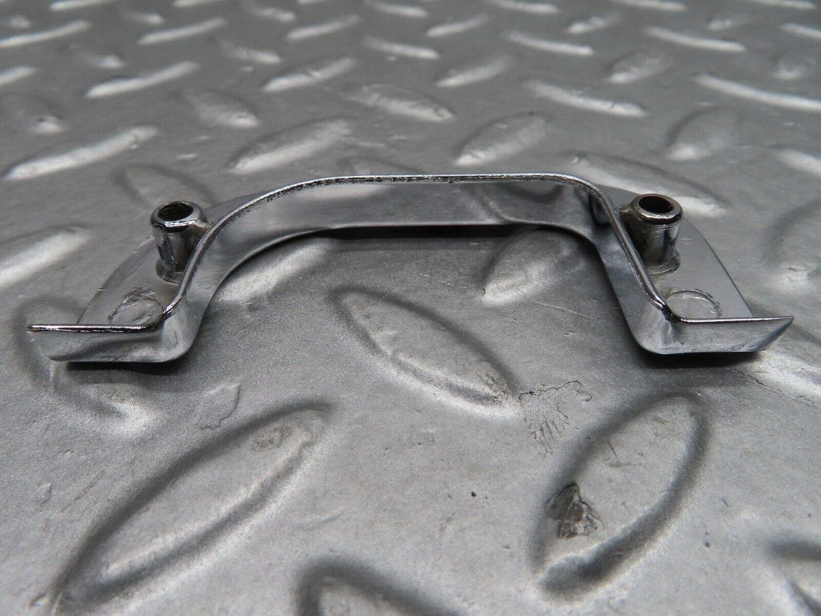 21081 Mercedes-Benz W123 230E Right Chrome Door Latch Trim 1237230224