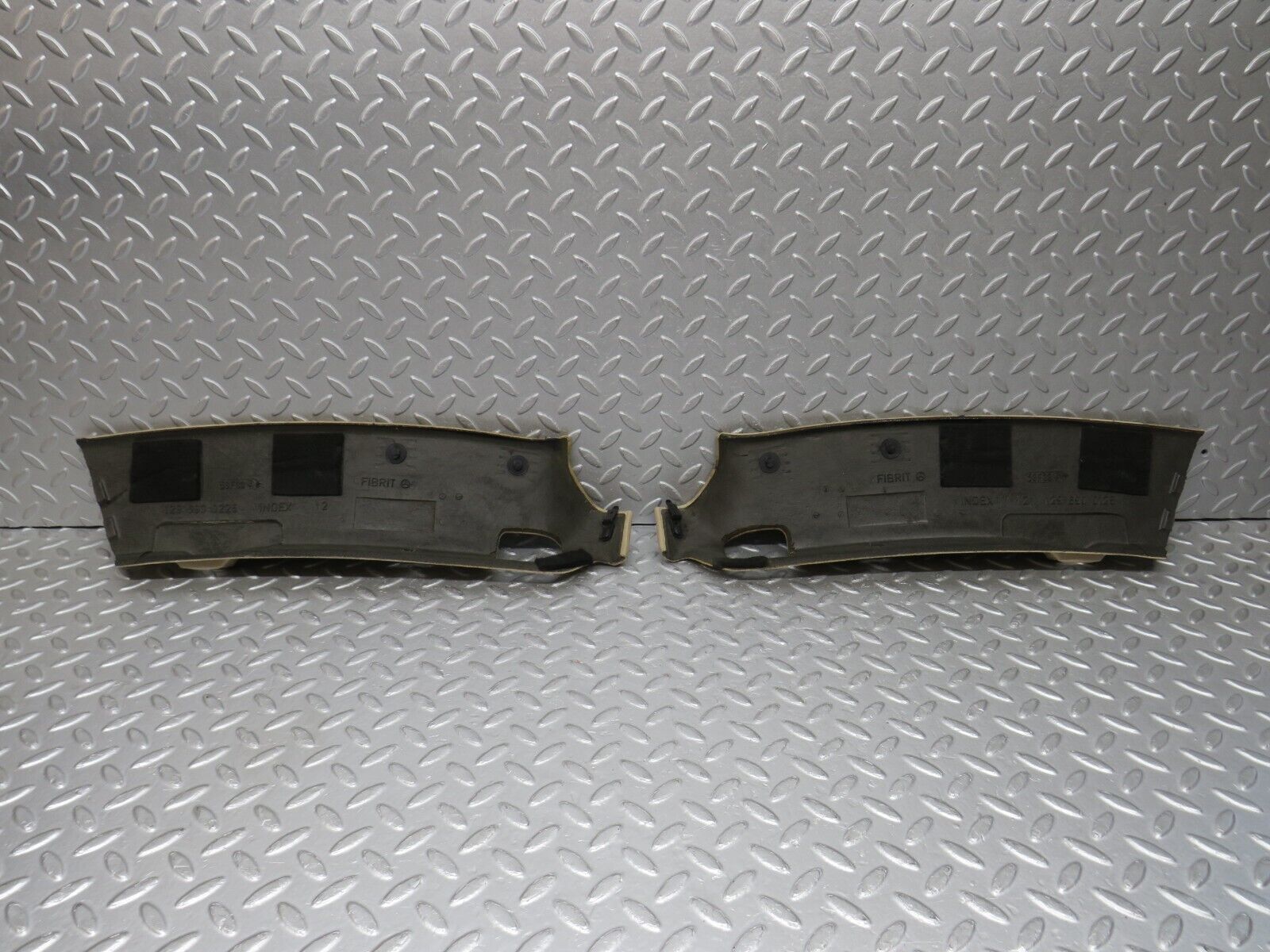 38303 Mercedes-Benz R129 280SL Coupe Roof Headlining Panel 2x Beige 1296900225