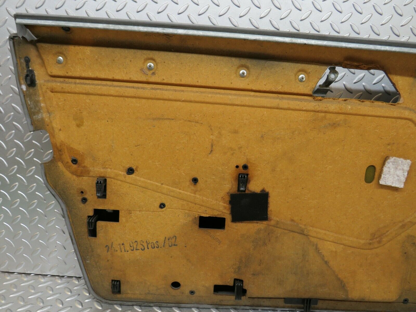 24219 Mercedes-Benz S124 220TE Wagon Front Right Door Card Grey