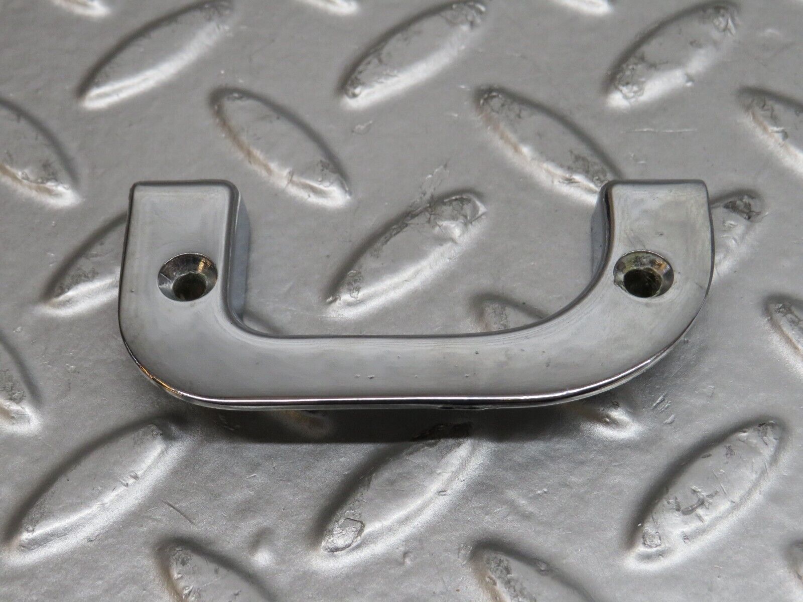 29683 Mercedes-Benz W123 230E Left Interior Chrome Door Latch Trim 1237230124