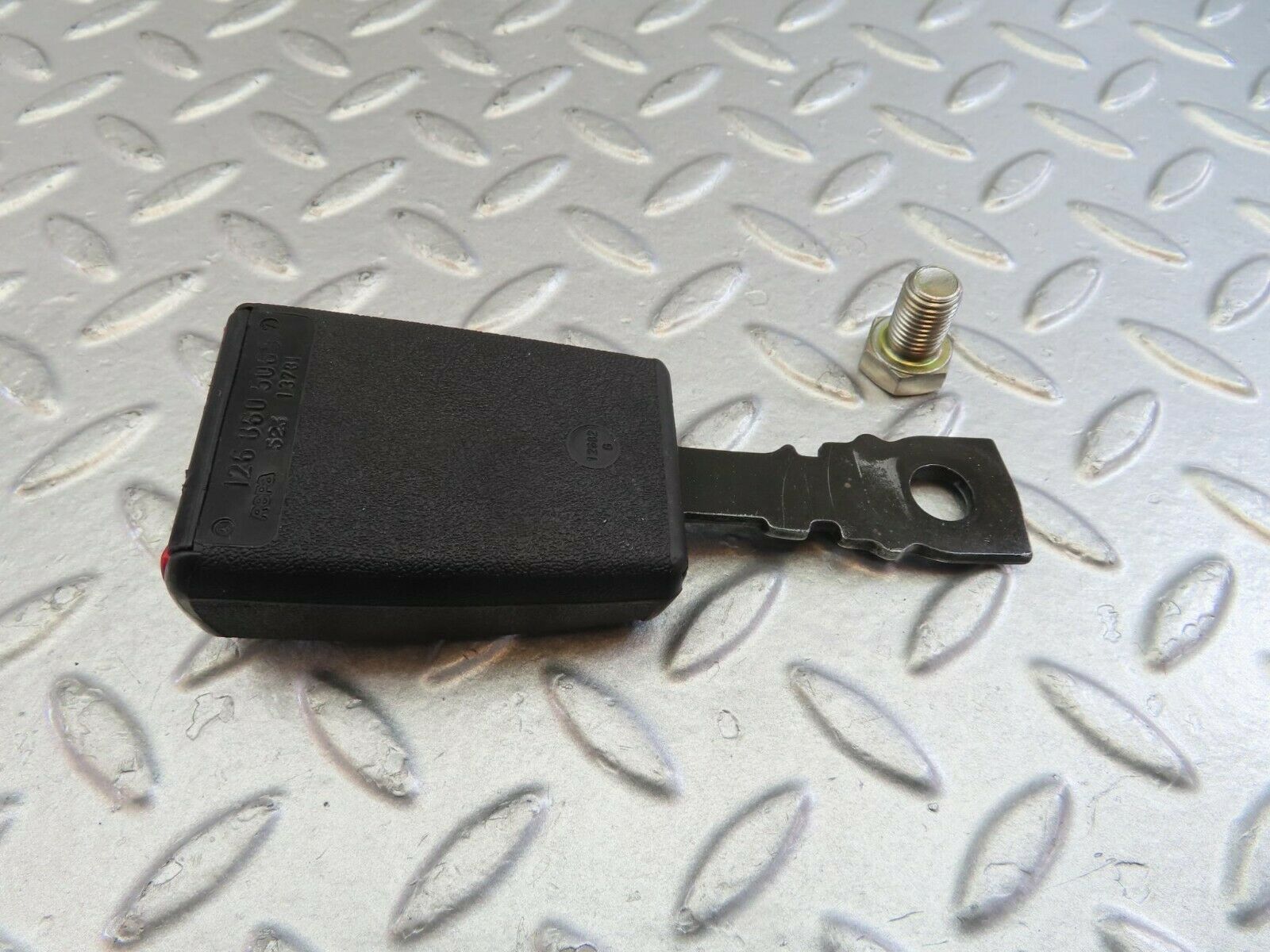 10874 Mercedes-Benz W123 230E Front Right Seat Belt With Buckle 1238604886