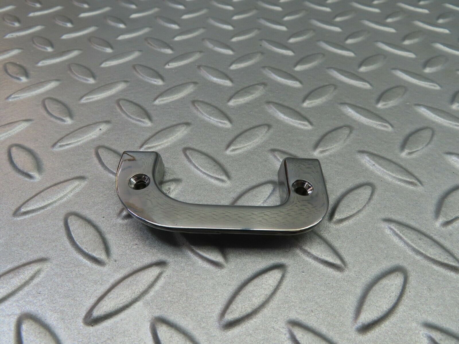 5839 Mercedes-Benz W123 200 Right Interior Chrome Door Latch Trim 1237230224