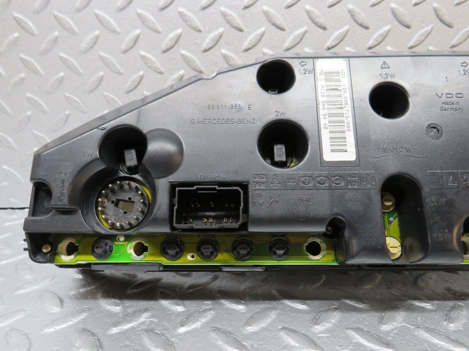 39350 Mercedes-Benz R129 320SL Coupe Instrument Cluster VDO 68K Miles 1295409448