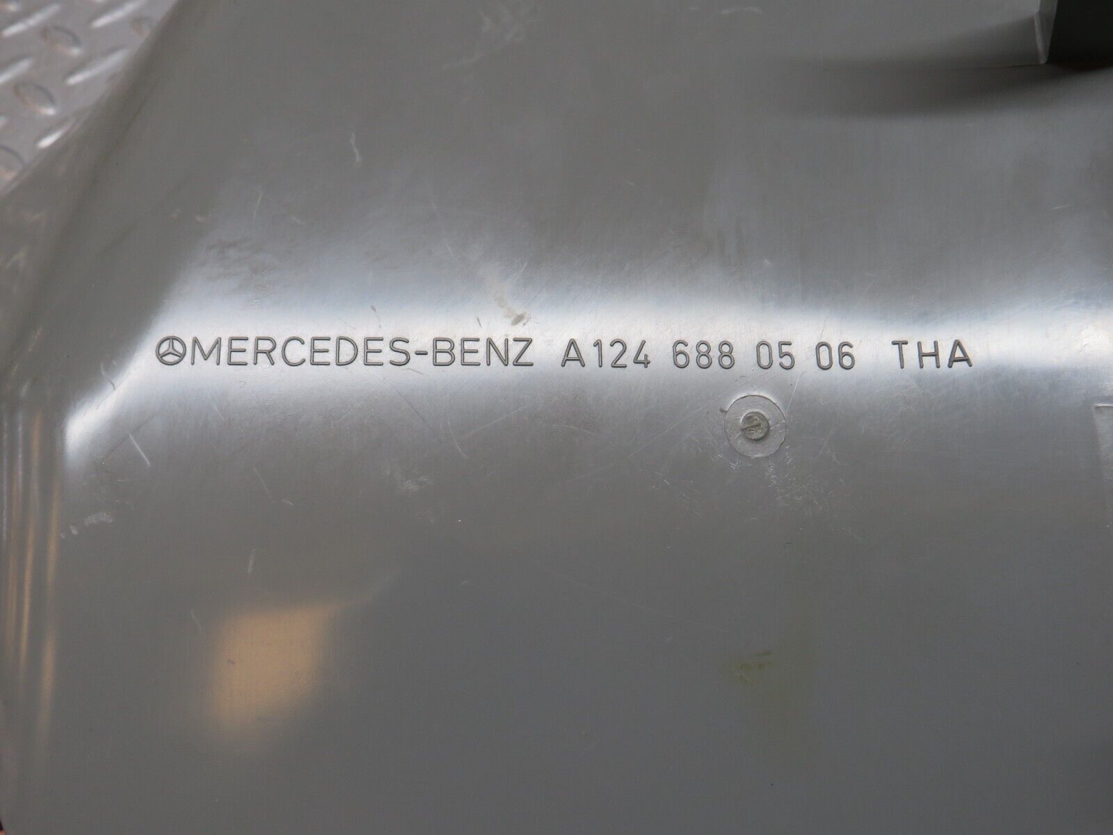 32353 Mercedes-Benz S124 300TE Front Left Kick Panel Trim Grey 1246880506