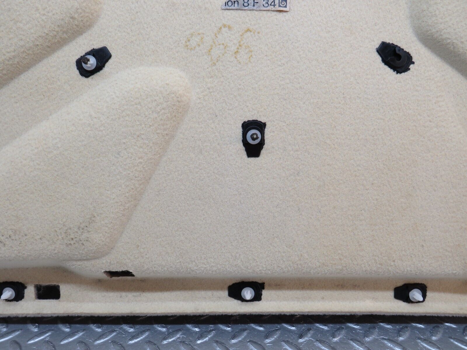 38287 Mercedes-Benz R129 280SL Coupe Interior Boot Lid Cover Panel Beige