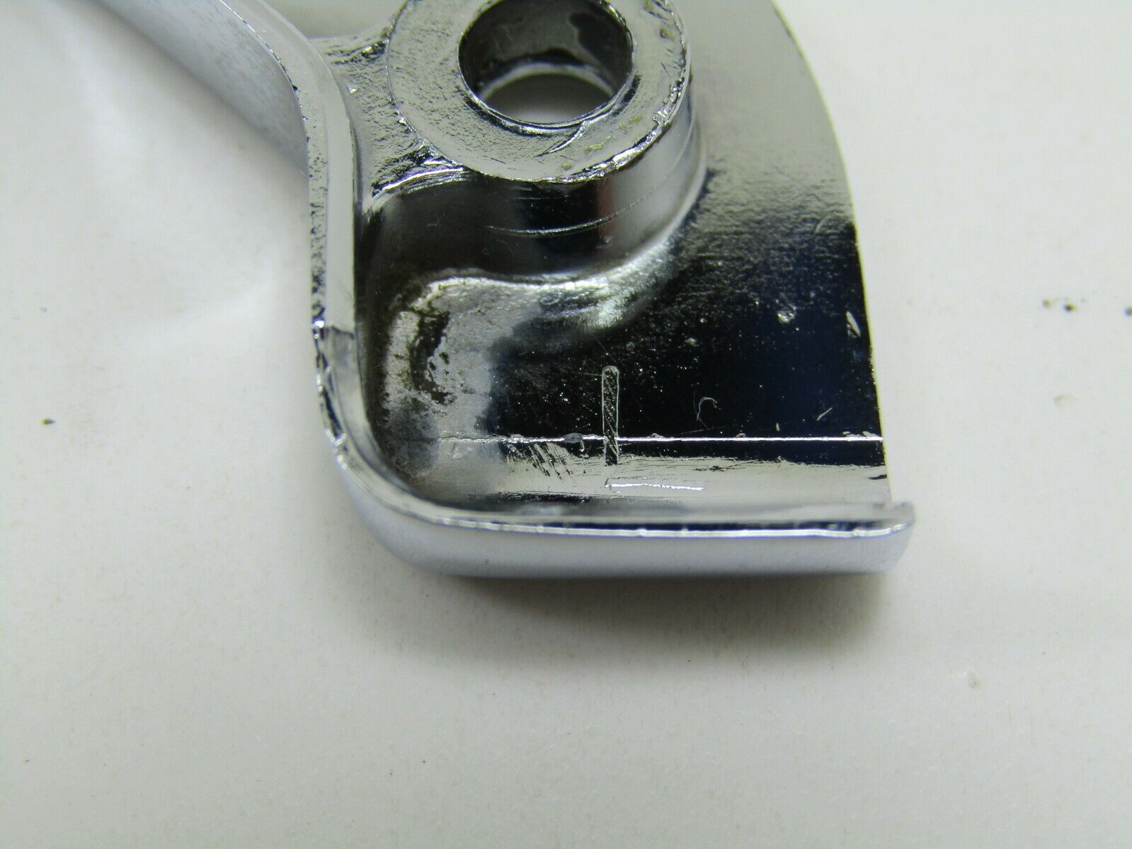 2121 Mercedes-Benz W116 350SE Left Chrome Door Latch Trim