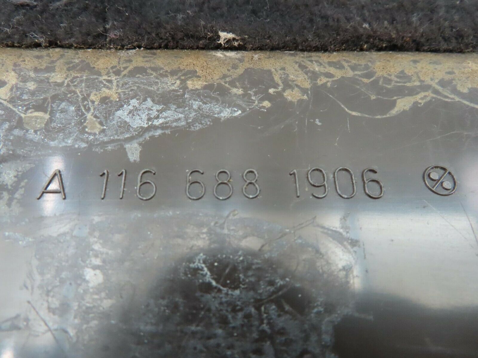 7391 Mercedes-Benz W116 450SE A Pillar Lower Cover Panel Left Side 1166881906