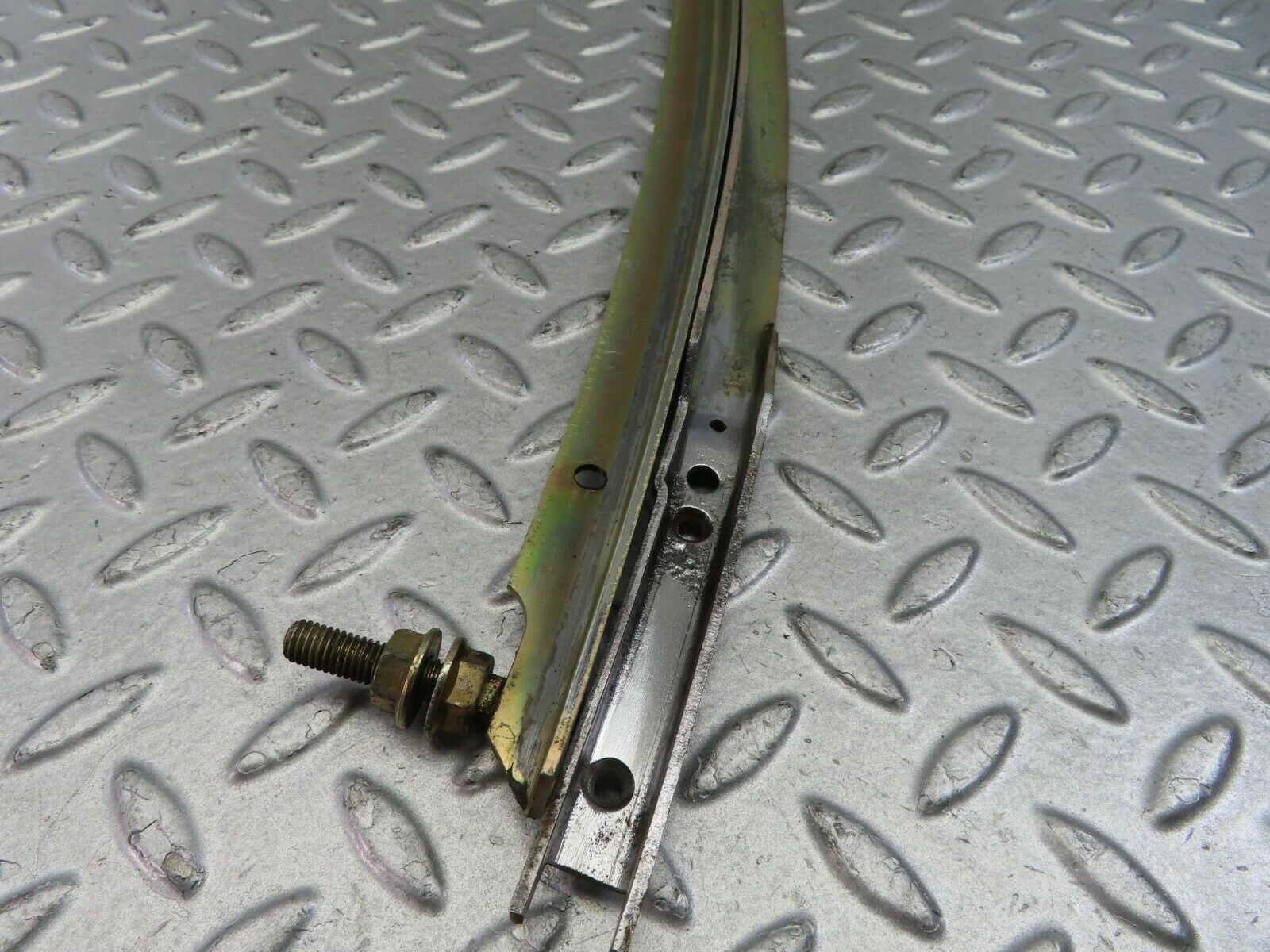 9726 Mercedes-Benz C123 280CE Coupe Front Left Door Window Channel Pair