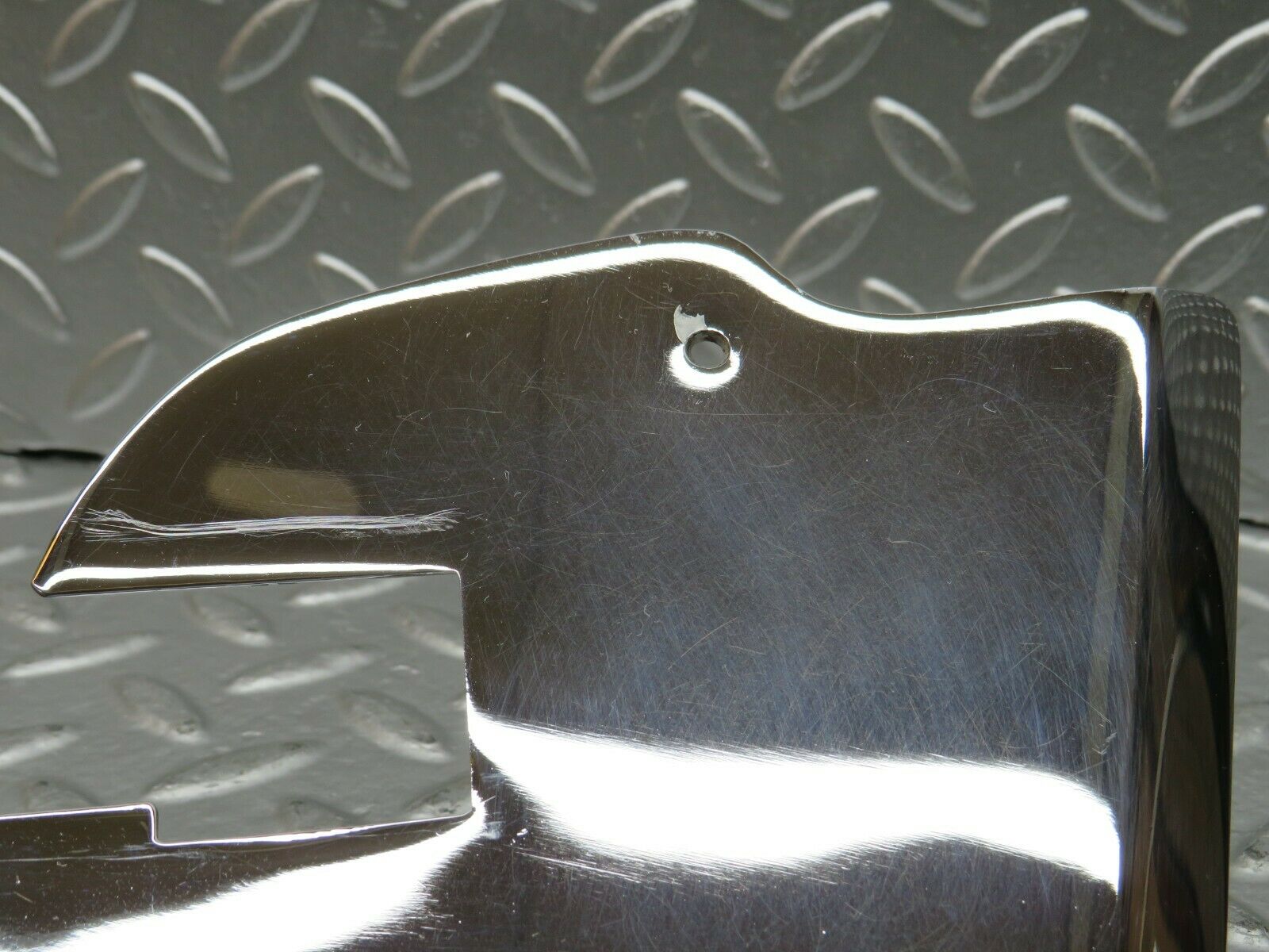 22749 Mercedes-Benz C107 450SLC Coupe Door Moulding Trim Chrome Right Side