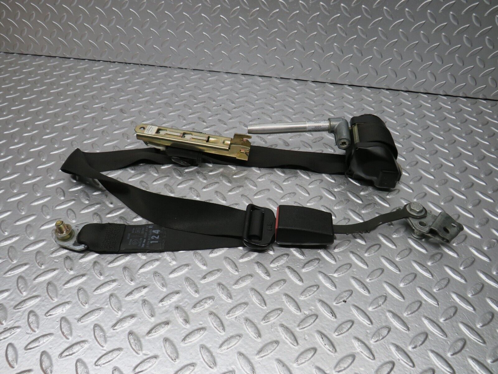 30558 Mercedes-Benz W124 230E Front Right Seat Belt With Buckle 1248600686