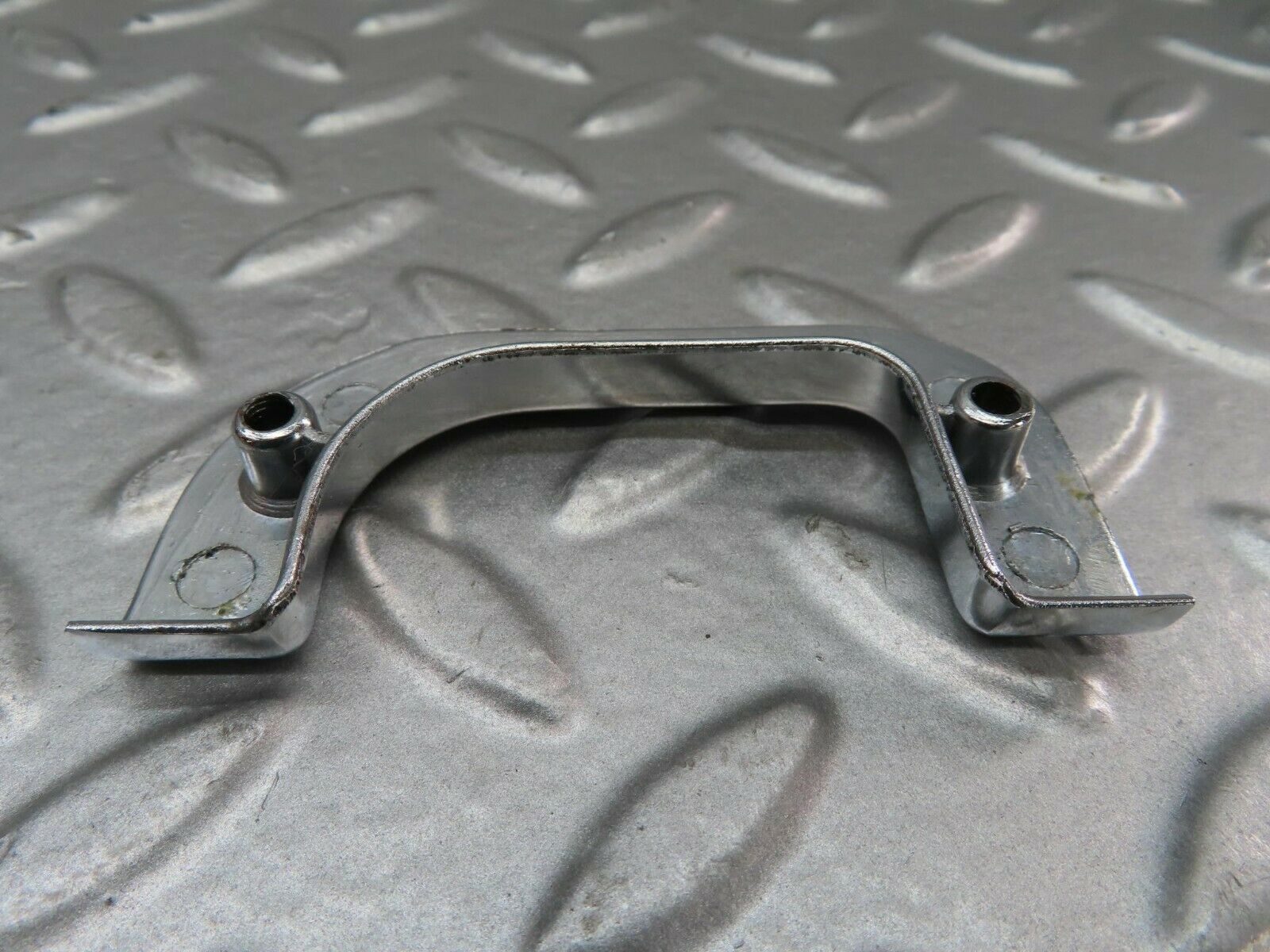 15226 Mercedes-Benz W123 230E Right Interior Chrome Door Latch Trim 1237230224