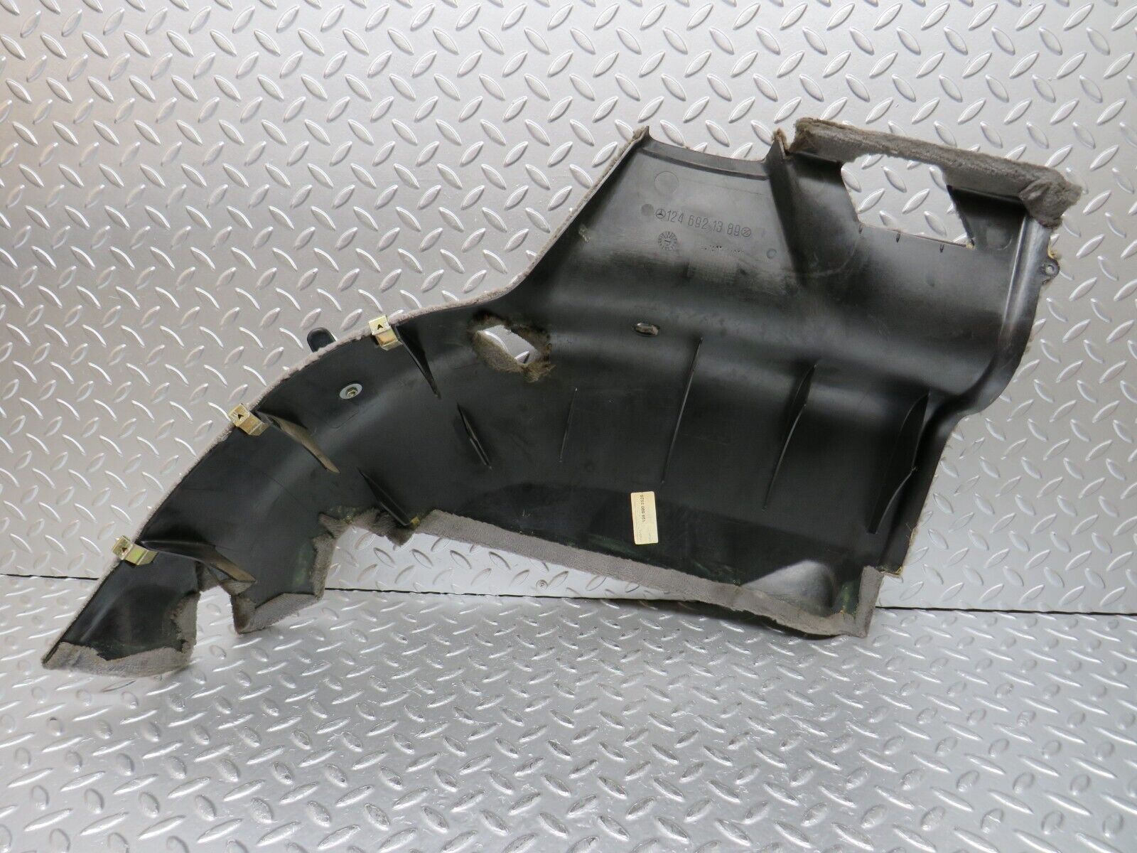 32331 Mercedes-Benz S124 300TE Trunk Side Panel Cover Left Grey 1246921389