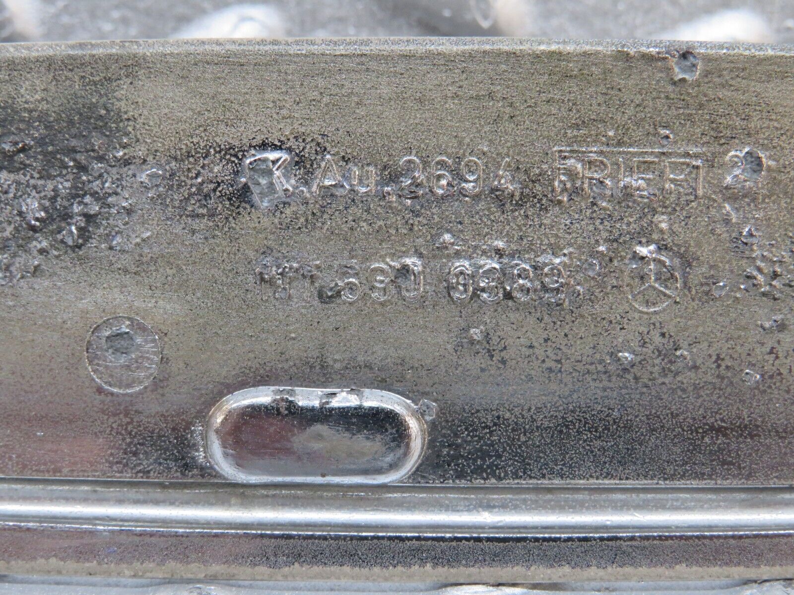 40225 Mercedes-Benz W110 230 C Pillar Chrome Trim Left Side 1116900389